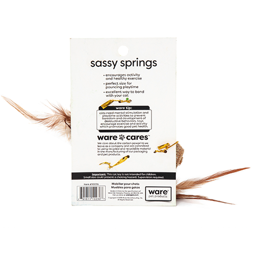 SASSY SPRINGS CAT TOY