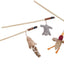 SKINNEEEZ Forest Creatures Cat Teaser Wand Assorted 12"