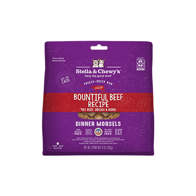 STELLA & CHEWY'S® BOUNTIFUL BEEF FREEZE-DRIED RAW DINNER MORSELS FOR CATS