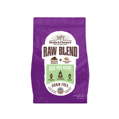 STELLA & CHEWY'S® CAGE FREE RECIPE RAW BLEND KIBBLE DRY CAT FOOD
