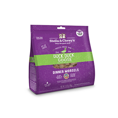 STELLA & CHEWY'S® DUCK, DUCK GOOSE FREEZE-DRIED RAW DINNER MORSELS CAT FOOD