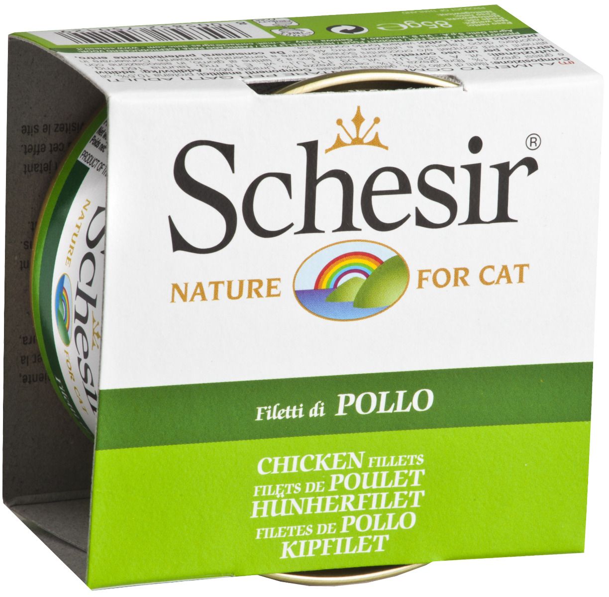 Schesir Chicken Fillets Natural Style in Cooking Water, 85g