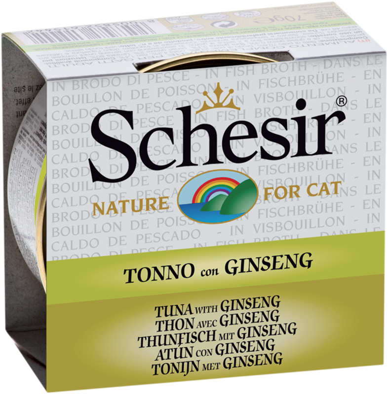 Schesir Tuna with Ginseng in Fish Broth, 70g