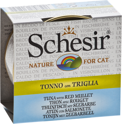 Schesir Tuna with Red Mullet in Fish Broth 70g