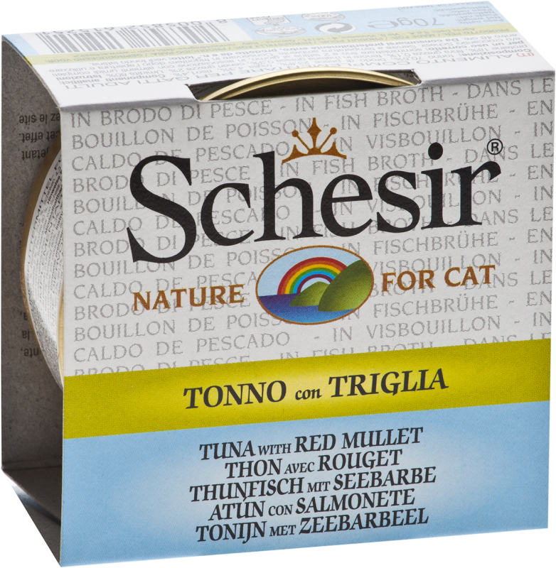 Schesir Tuna with Red Mullet in Fish Broth, 70g