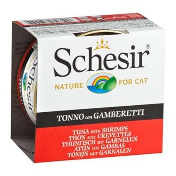 Schesir Tuna with Shrimp in Natural Soft Jelly, 85g