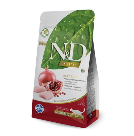 N&D Neutered Chicken and Pomegranate Recipe Dry Food