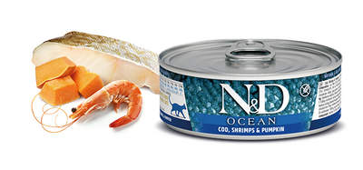 N&D Ocean - Cod, Shrimp & Pumpkin Recipe Wet Food 2.5oz