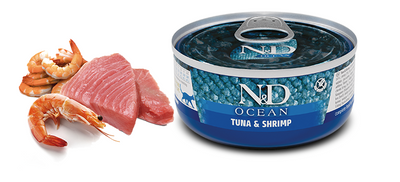 N&D Ocean - Tuna & Shrimp Recipe Wet Food 2.5oz