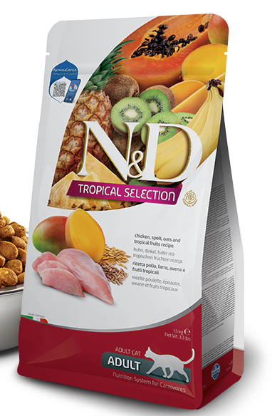 N&D Tropical Selection - Chicken, Spelt, Oats and Tropical Fruits Recipe Dry Food
