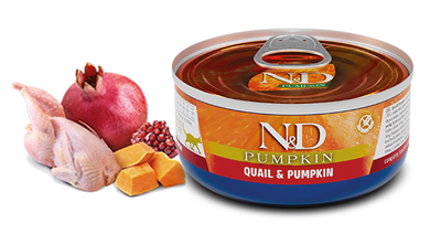 N&D Pumpkin - Quail, Pomegranate & Pumpkin Recipe Recipe Wet Food 2.5oz