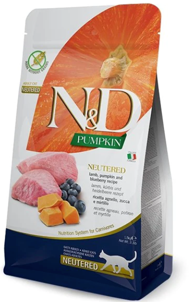 N&D Pumpkin - Lamb, Pumpkin and Blueberry Neutered Recipe Dry Food