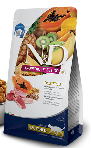 N&D Tropical Selection - Lamb, Spelt, Oats & Tropical Fruits Neutered Recipe Dry Food