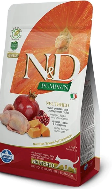 N&D Pumpkin - Quail & Pomegranate Neutered Recipe Dry Food