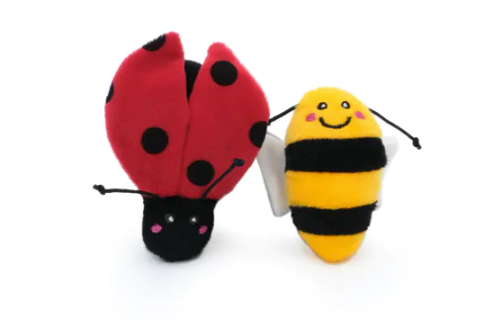 ZippyClaws® 2-Pack - Ladybug and Bee
