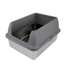 Go Fresh Enclosed Stainless Steel Litter Box 53 X 40.6 X 30 cm