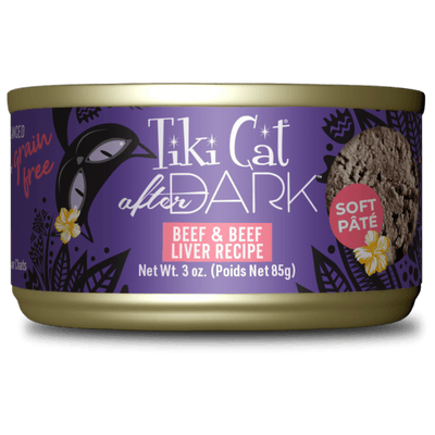 Tiki Cat® After Dark™ Soft Paté Beef & Beef Liver Recipe 3oz