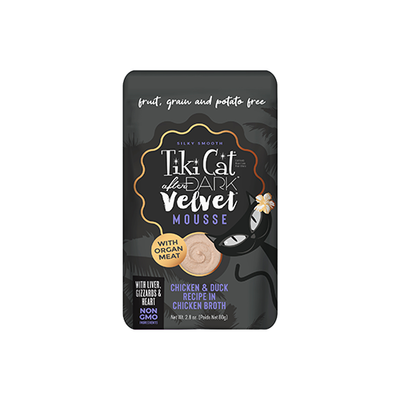Tiki Cat® After Dark™ Velvet Mousse Chicken & Duck Recipe, 2.8oz