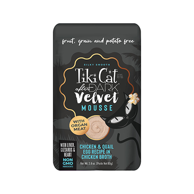 Tiki Cat® After Dark™ Velvet Mousse Chicken & Quail Egg Recipe, 2.8oz