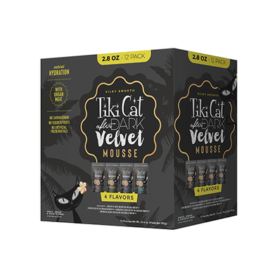 Tiki Cat® After Dark™ Velvet Mousse Variety Pack (12 pouches)