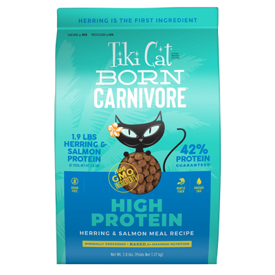 Tiki Cat® Born Carnivore™ Herring & Salmon Dry Food