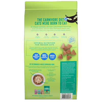Tiki Cat® Born Carnivore™ Indoor Health: Trout and Menhaden Fish Meal Recipe