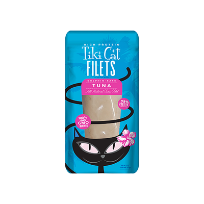 Tiki Cat® Filets™ Dolphine-Safe Tuna Wet Food Topper, 1oz