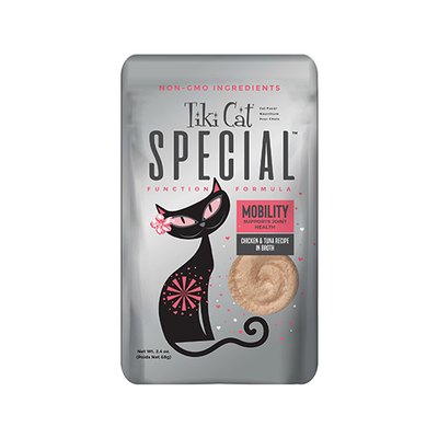 Tiki Cat® Special™ MOBILITY: Chicken & Tuna Recipe in Broth, 2.4oz