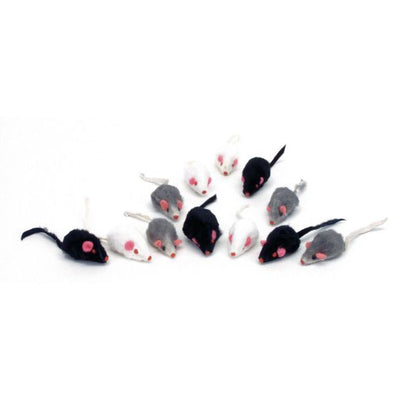 Turbo Fur Mice Cat 12pk 2in