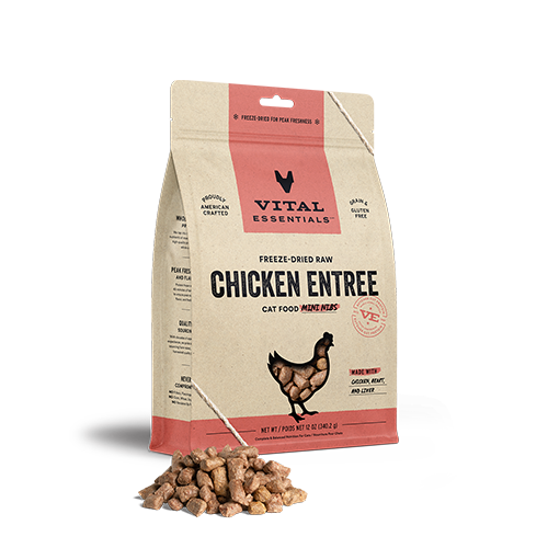 VITAL ESSENTIALS® Chicken Freeze Dried Raw Mini Nibs