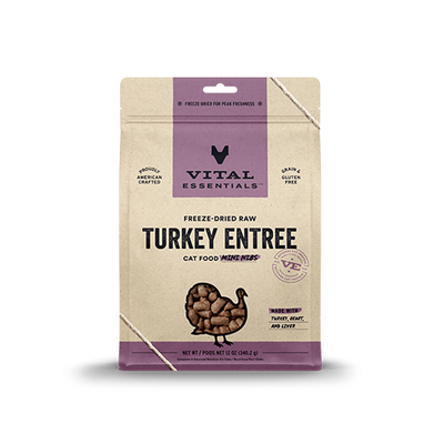 VITAL ESSENTIALS® Turkey Freeze Dried Raw Mini Nibs