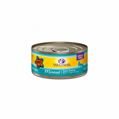 WELLNESS Complete Health MINCED Tuna Dinner Wet Cat Food