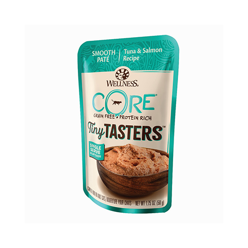 WELLNESS Core Tiny Tasters Tuna & Salmon PÂTÉ Wet Cat Food 1.75 OZ