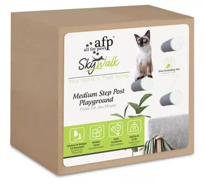 Skywalk Medium Step Post Playground 3pk 9 X 9 X 26 cm