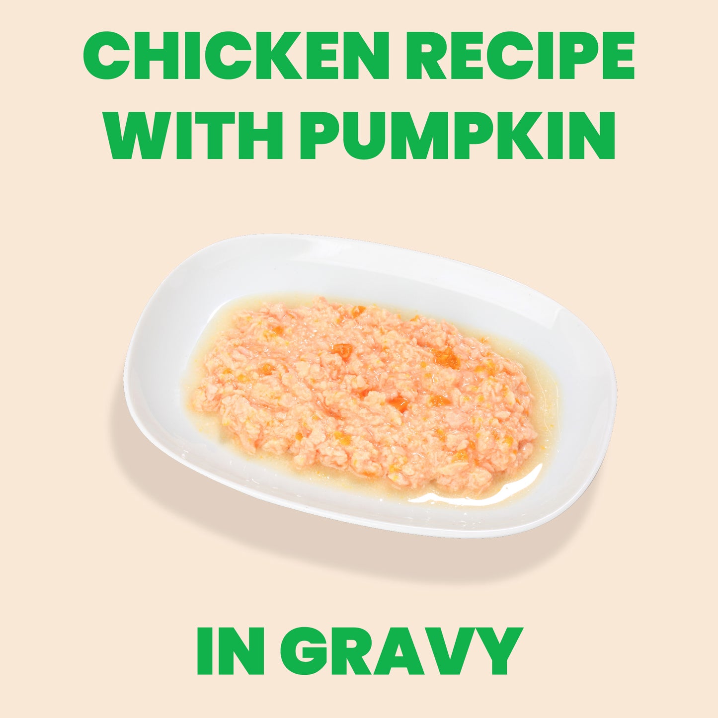 Almo Nature Mousse HQS - Chicken Recipe with Pumpkin in Gravy, 2.47oz