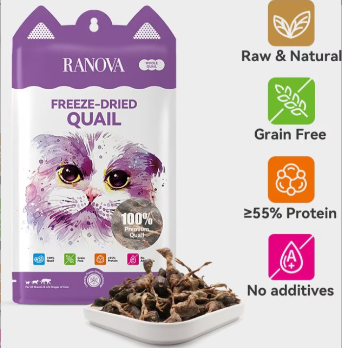 Freeze Dried Whole Quail
