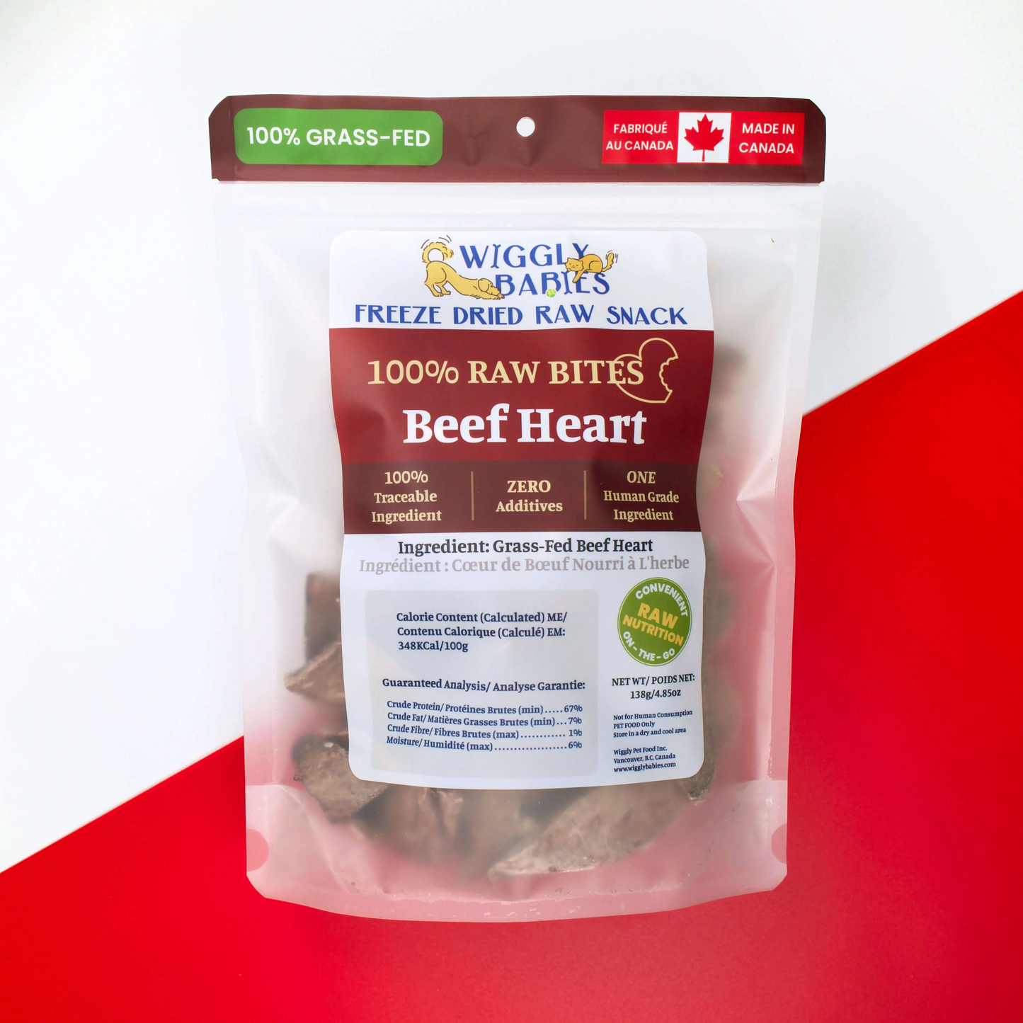 Beef Heart Freeze Dried Raw