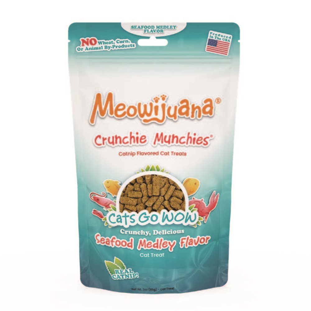 Meowijuana Crunchie Munchies Seafood
