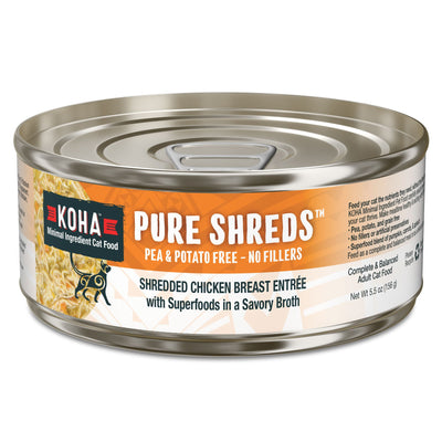 KOHA Pure Shreds Chicken - Shredded Chicken Breast Entree - Adult
