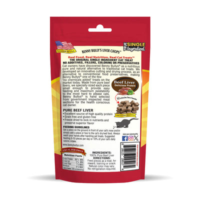Benny Bully Liver Chops Cat 30g