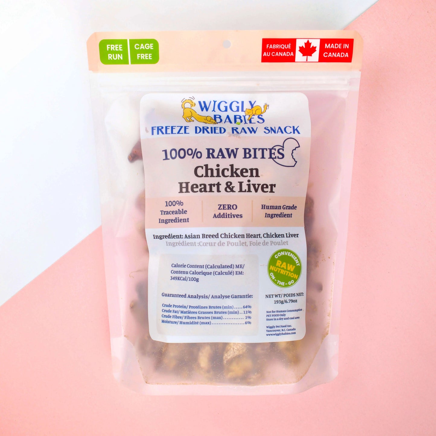 Asian Breed Chicken Heart & Liver Freeze Dried Raw
