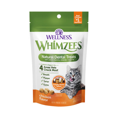 Whimzees® by Wellness® Natural Dental Treats Chicken Flavor For Cats (2 sizes)
