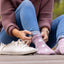 Women's White Cat Socks