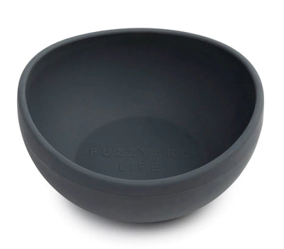 FuzzYard Life Silicone Bowl - Slate Grey S