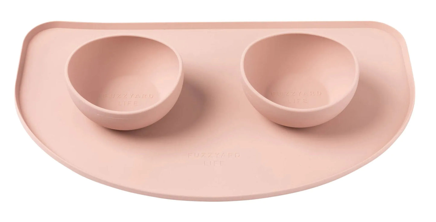 FuzzYard Life - Silicone Feeding Mat - Soft Blush