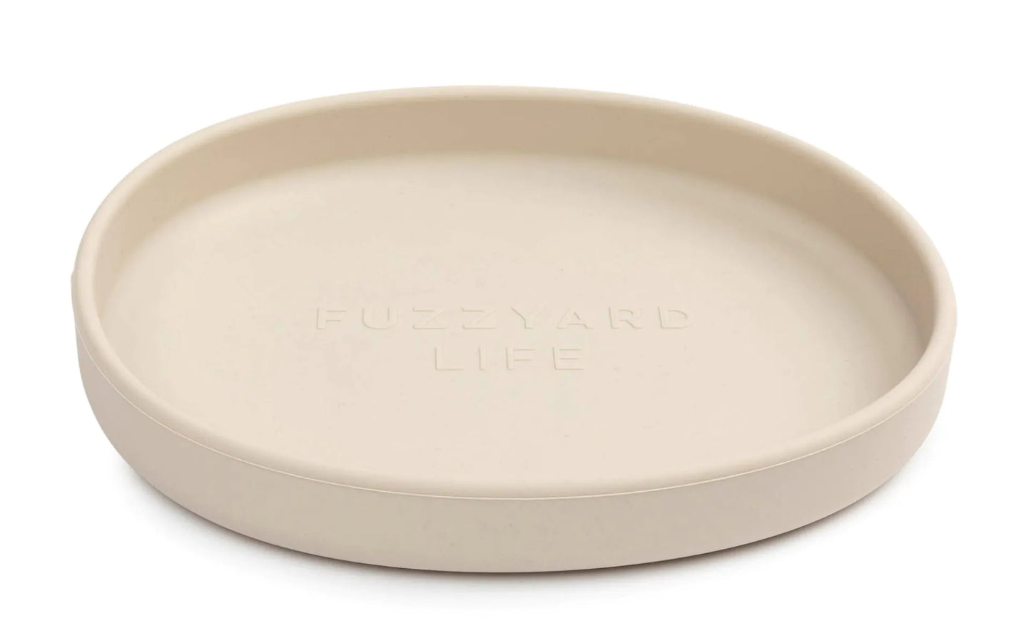 FuzzYard Life Silicone Cat Dish - Sandstone