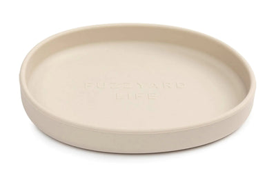 FuzzYard Life Silicone Cat Dish - Sandstone