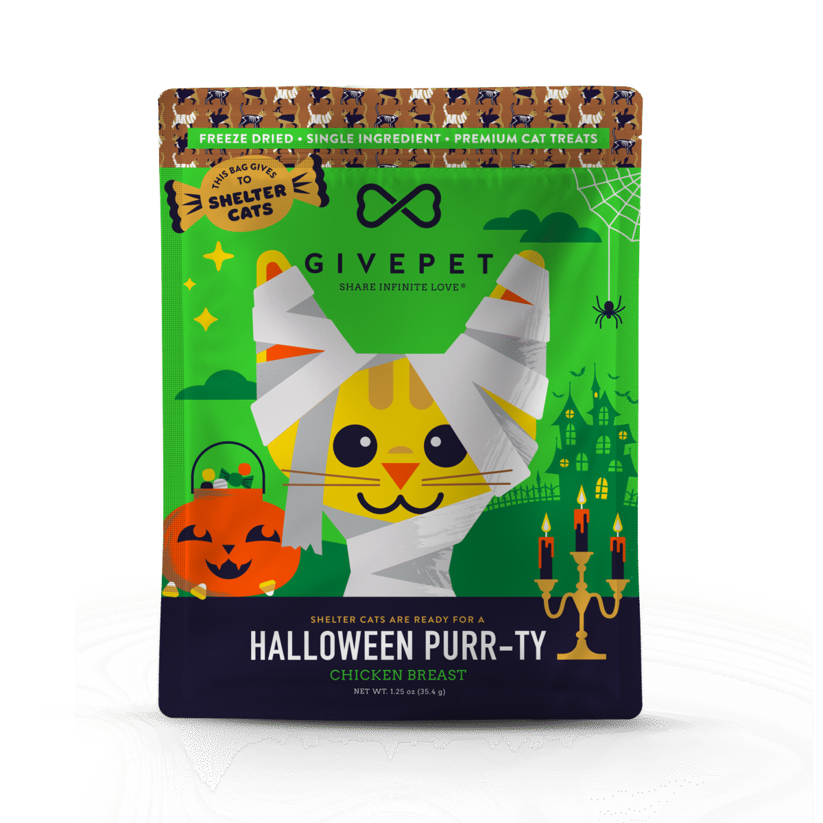 Curated visual reference: Visual Reference: Halloween Purr Ty Freeze Dried Cat Treats