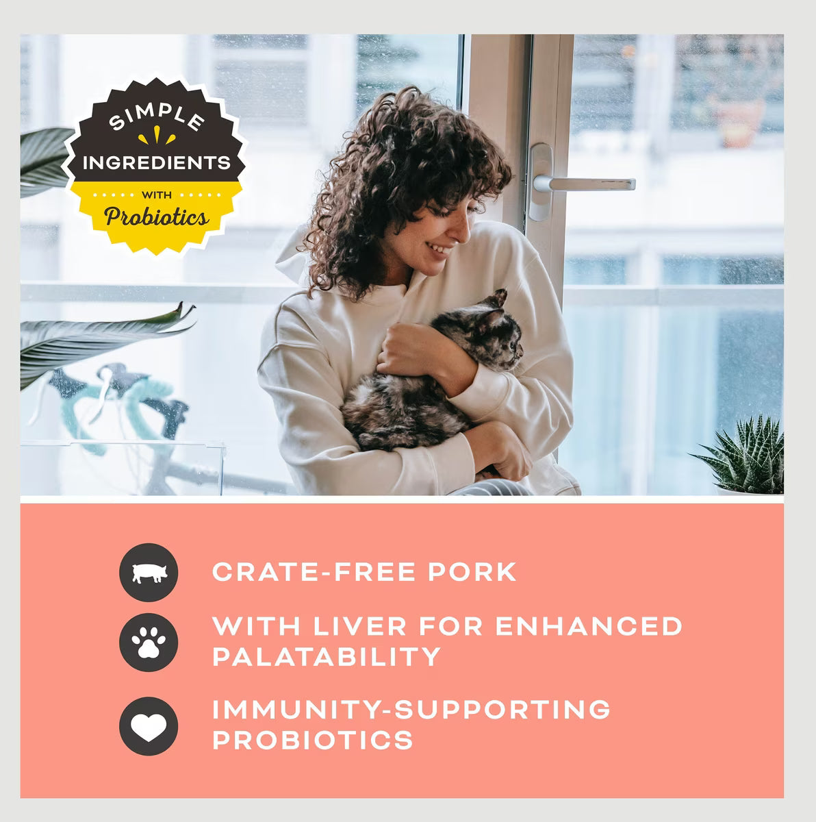 Primal Liver Laugh Love Simply Freeze-Dried Pork Cat Treats 1.5oz