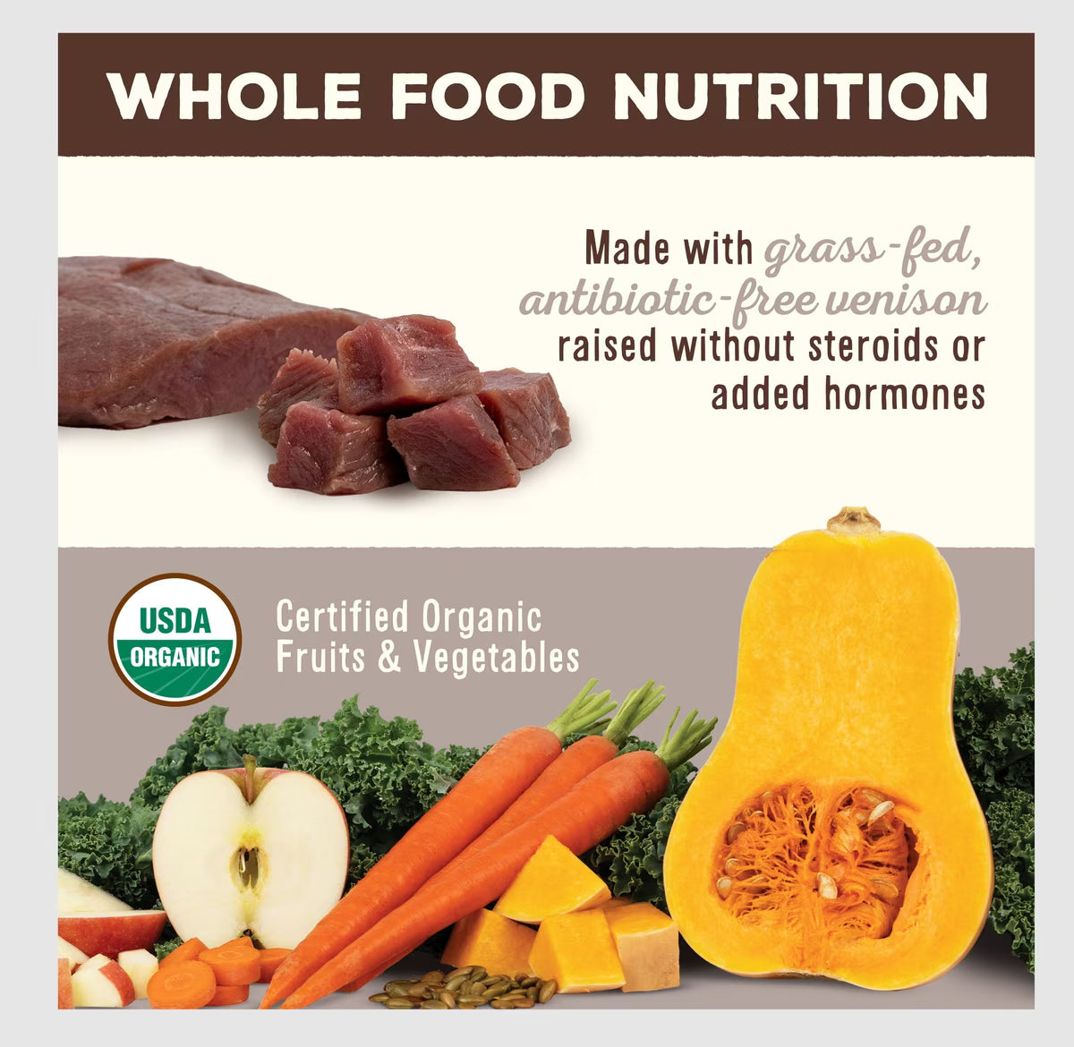 Primal Venison Nuggets Grain-Free Raw Freeze-Dried Dog Food, 14-oz bag